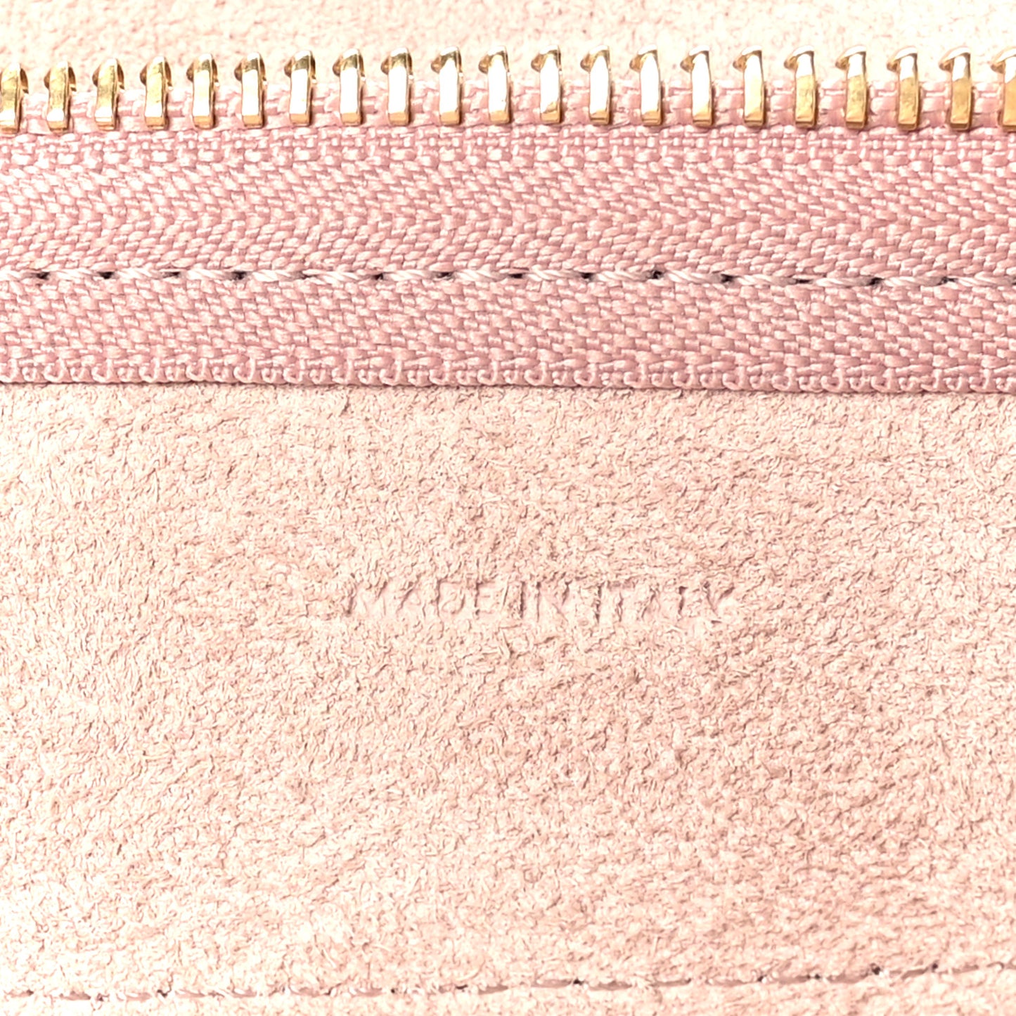 Grained Calfskin Nano Belt Bag Vintage Pink