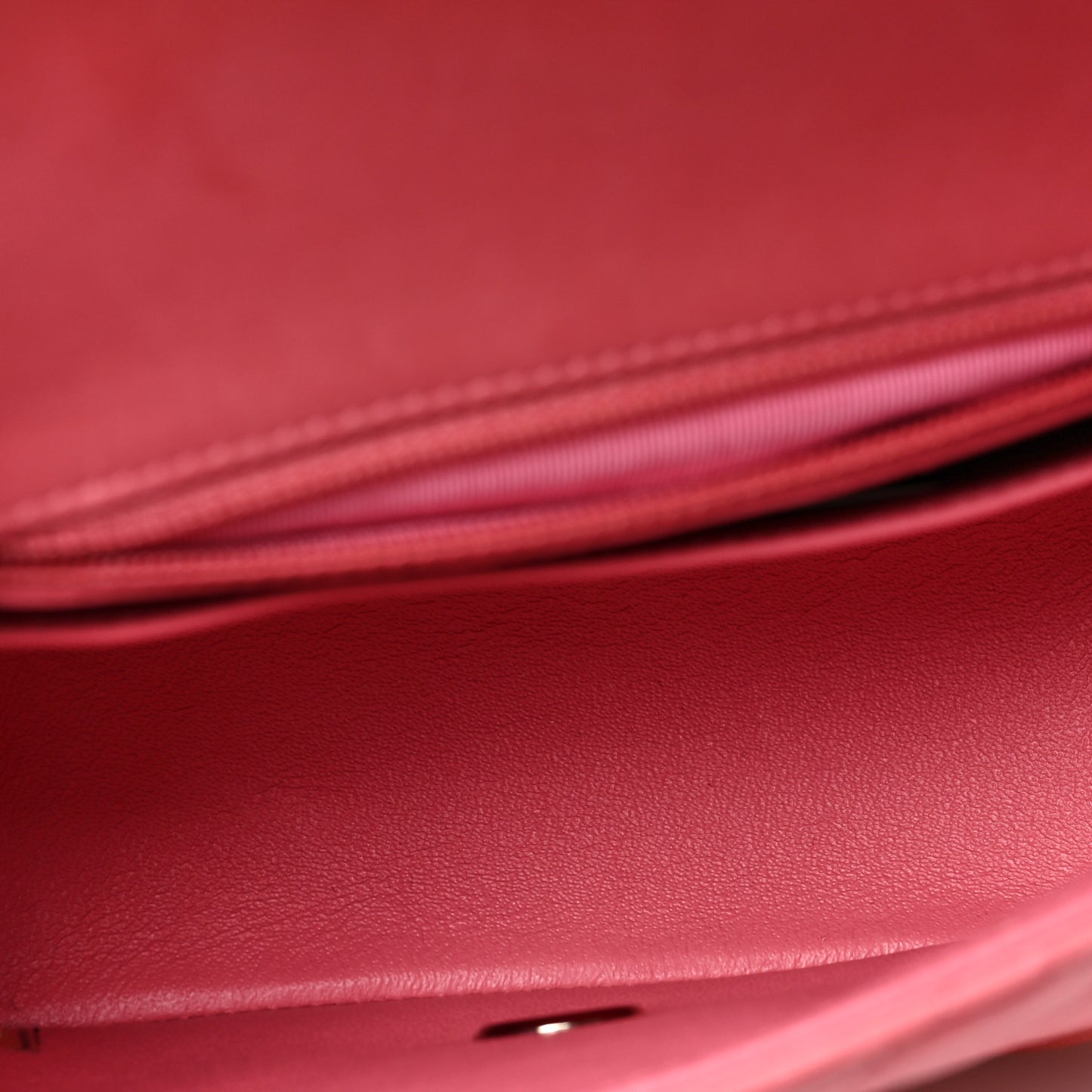 Lambskin Quilted Mini Square Flap Pink