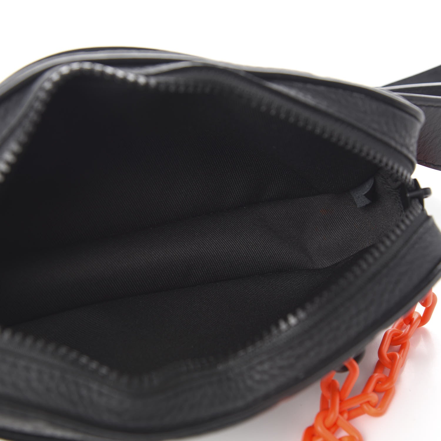 Louis Vuitton Taurillon Monogram Uniformes Solar Ray Soft Pochette Volga Belt Bag Black 4 of 8