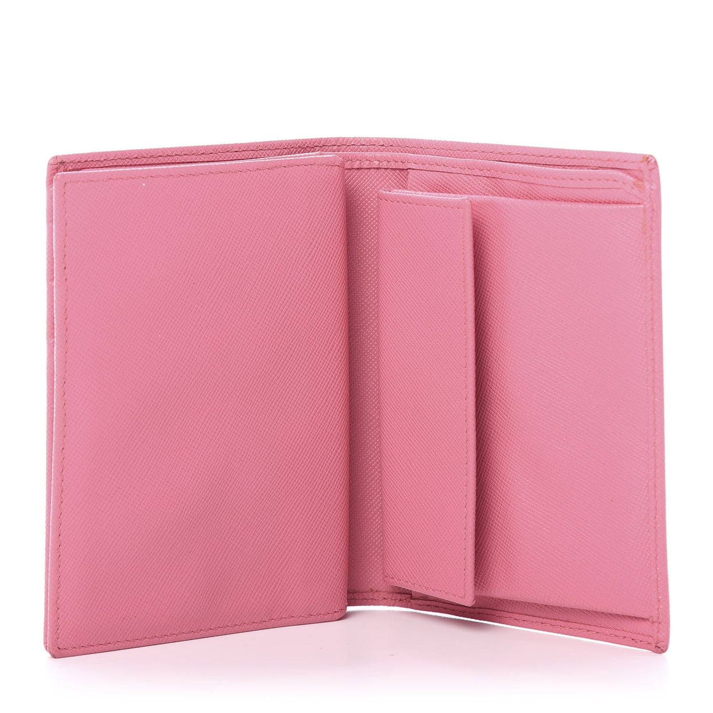 Saffiano Metal Bi-Fold Wallet Begonia