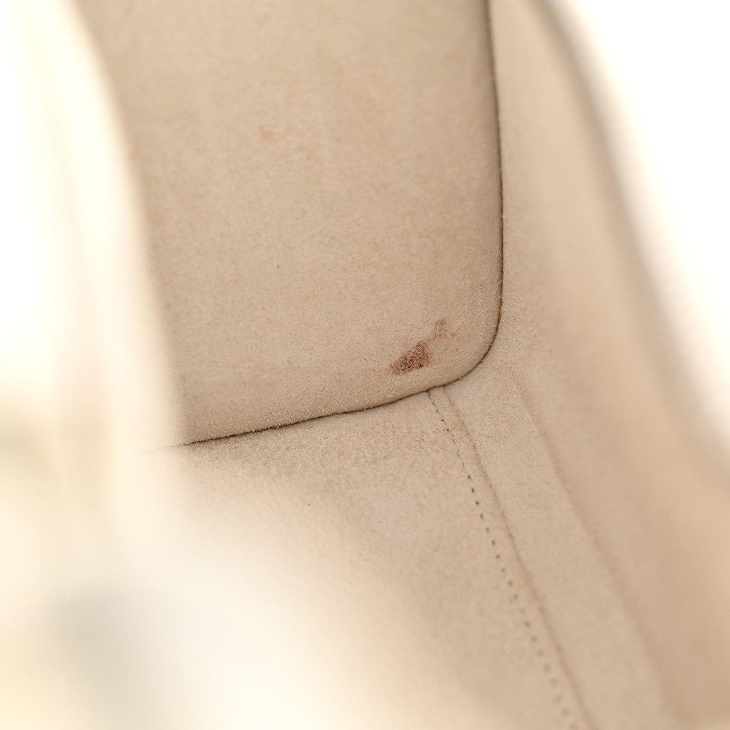 Celine Drummed Calfskin Nano Luggage White 13 of 15
