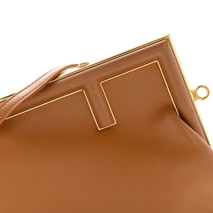 Fendi Shiny Nappa Small Fendi First Caramello 8 of 11