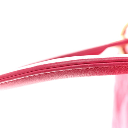 Christian Dior Lambskin Cannage Large Lady Dior Fuchsia 13 of 17