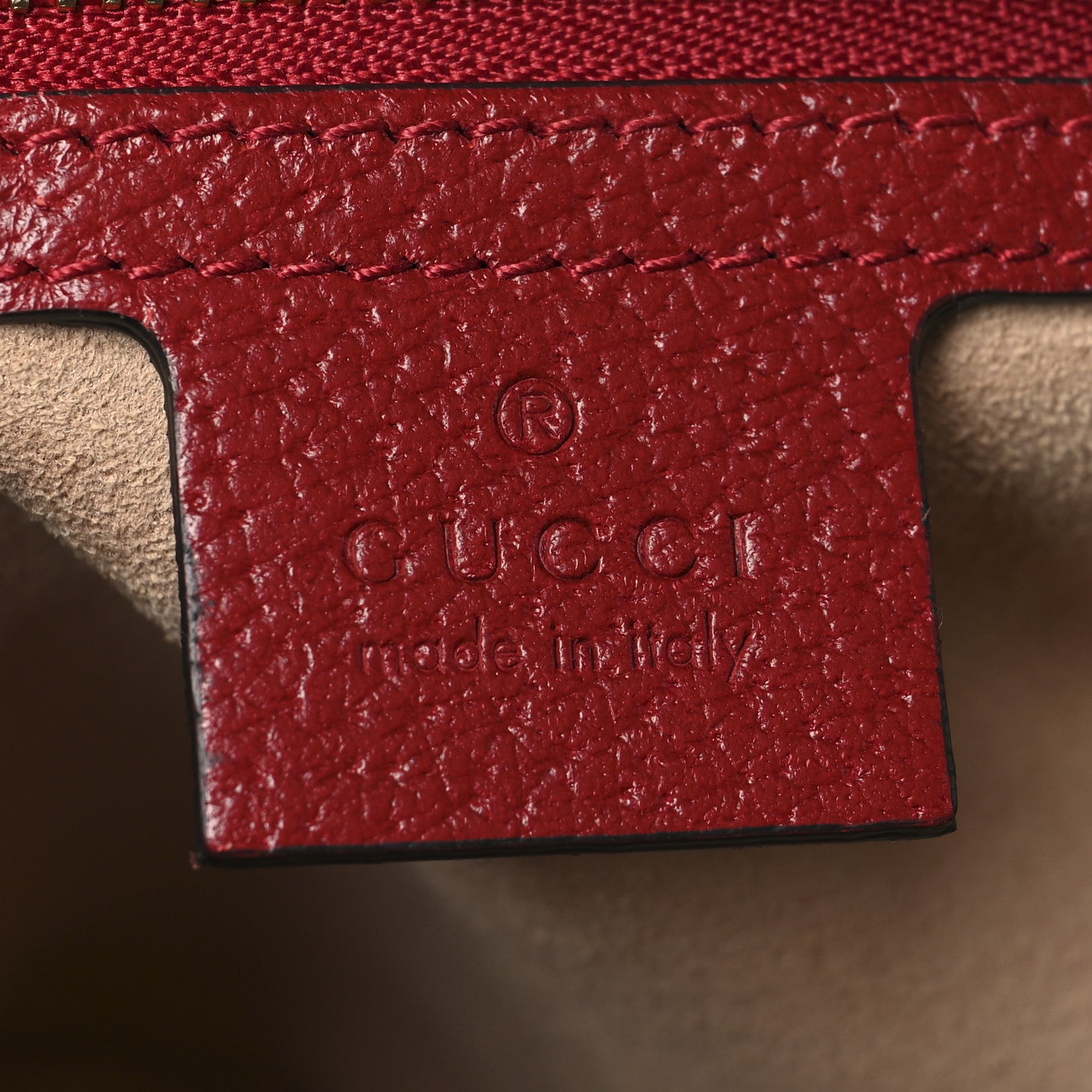 Gucci GG Supreme Monogram Flora Web Small Ophidia Top Handle Shoulder Bag Hibiscus Red 6 of 10