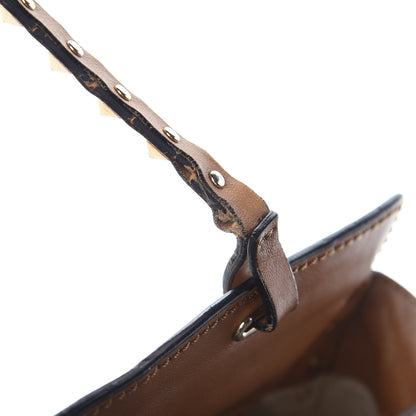 Valentino Garavani Vitello Medium Rockstud Tote Camel 12 of 16