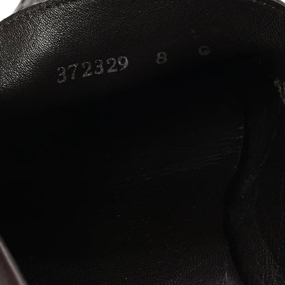 Gucci Guccissima Mens Driver Loafers 8 Chocolate 9 of 9