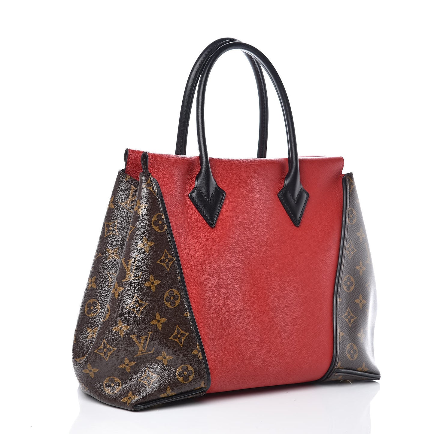 Monogram Cuir Orfevre Tote W PM Cherry