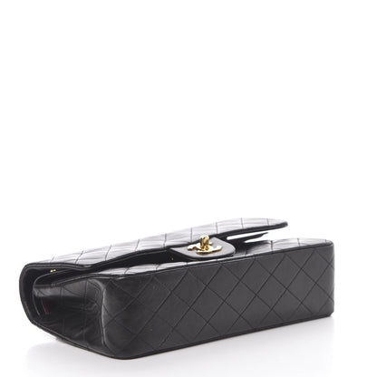 Chanel Lambskin Quilted Medium Double Flap Black 4 of 17