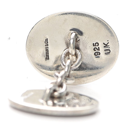 Tiffany Sterling Silver Enamel Grasshopper Cufflinks 4 of 4