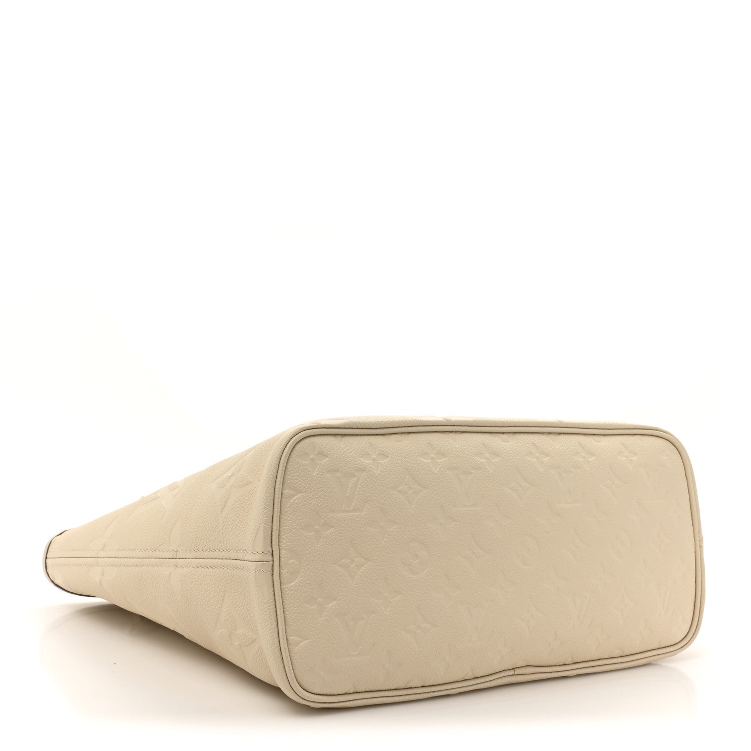 Louis Vuitton Empreinte Monogram Giant Neverfull MM Cream 5 of 10