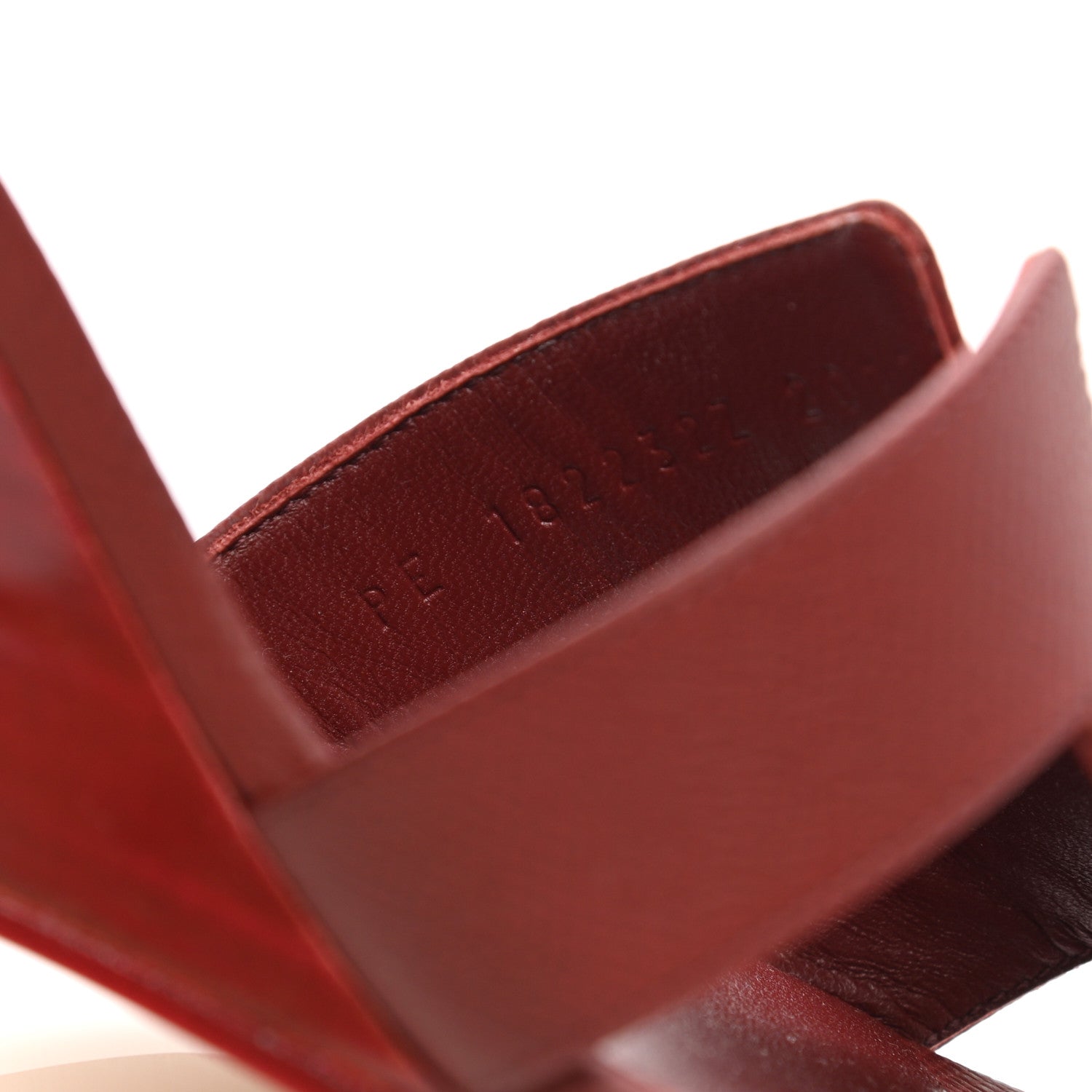 Hermes Epsom Legend Wedge Sandals 39 Rouge H 8 of 8