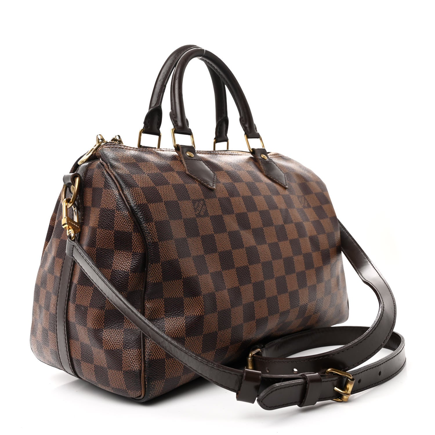 Louis Vuitton Damier Ebene Speedy Bandouliere 30 3 of 16