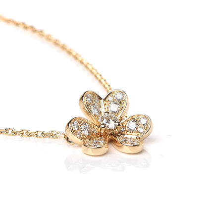 Van Cleef & Arpels 18K Yellow Gold Diamond Mini Frivole Pave Bracelet 4 of 8