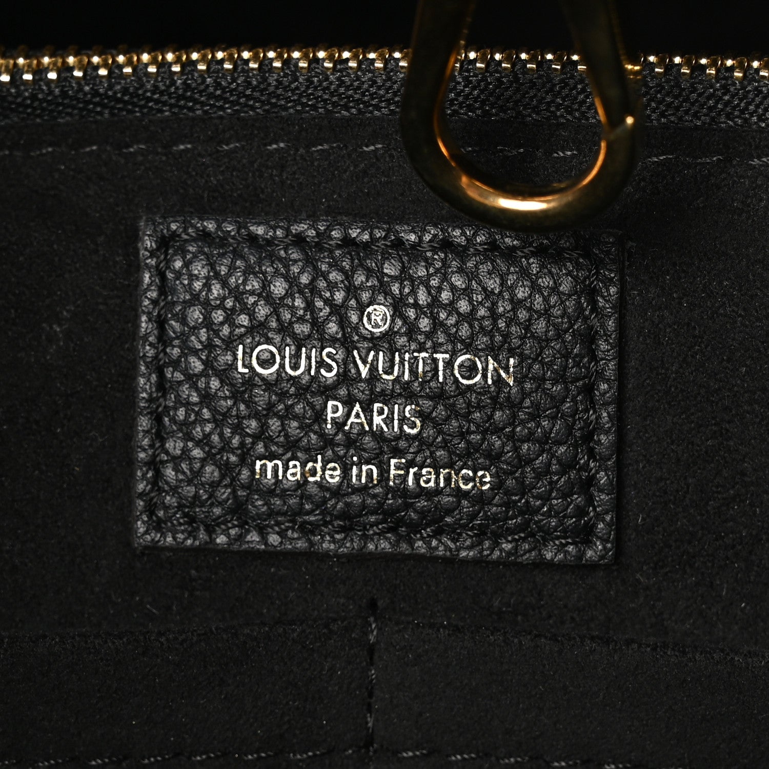 Louis Vuitton Calfskin Monogram Kimono Tote MM Rouge Navy 6 of 9
