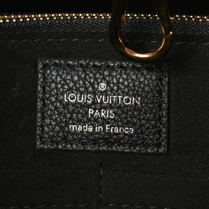 Louis Vuitton Calfskin Monogram Kimono Tote MM Rouge Navy 6 of 9