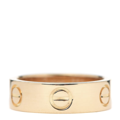 Cartier 18K Yellow Gold 5.5mm LOVE Ring 49 4.75 1 of 4