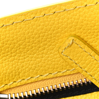 Alexander McQueen Pebbled Calfskin Mini Padlock Tote Yellow 11 of 13