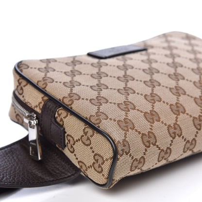 Gucci Monogram Belt Bag Dark Brown 8 of 10