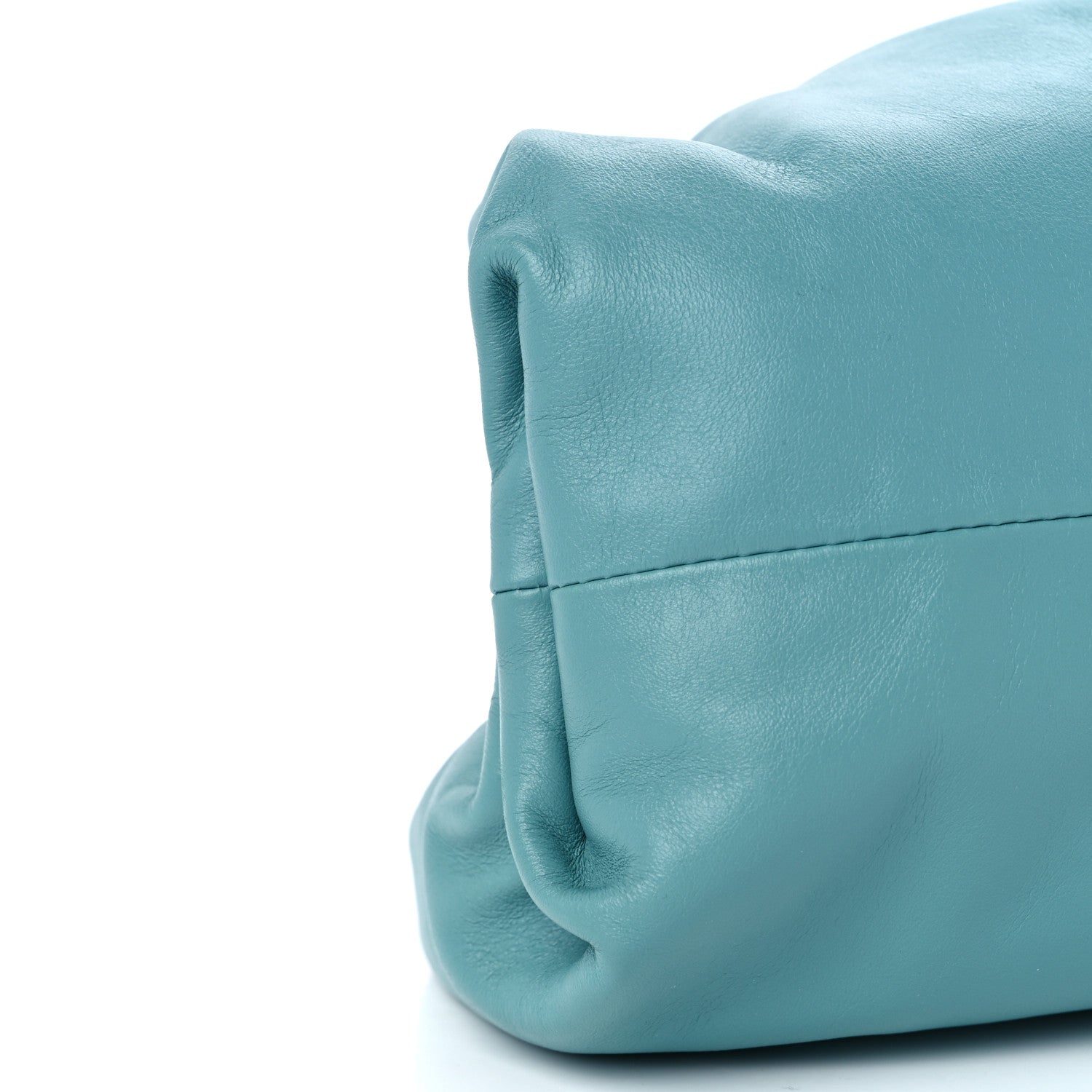 Bottega Veneta Smooth Butter Calf The Pouch Oversized Clutch Linoleum 8 of 10