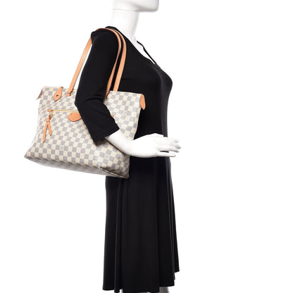 Louis Vuitton Damier Azur Iena MM 2 of 14