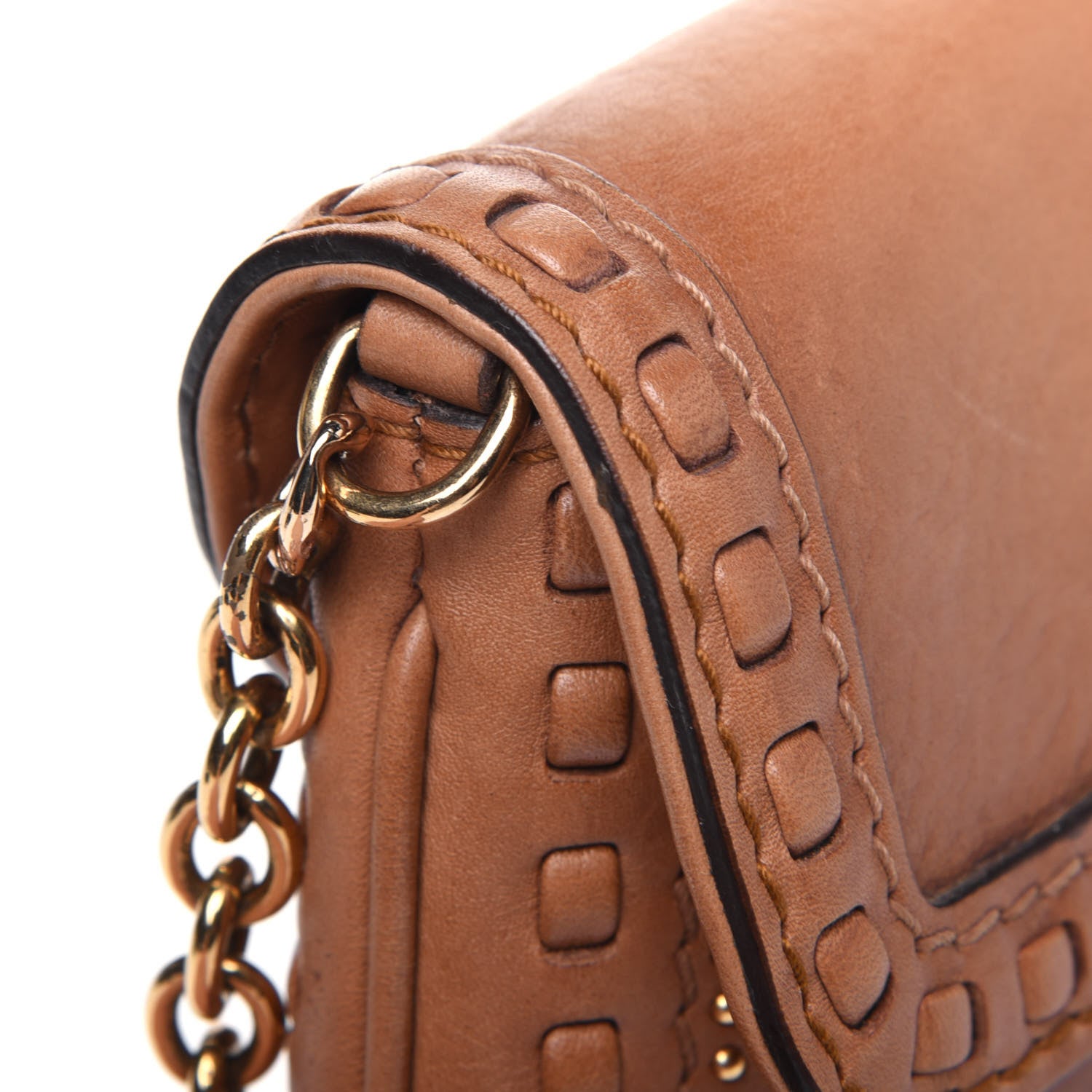 Gucci Calfskin Snaffle Bit Evening Bag Brown 17 of 19