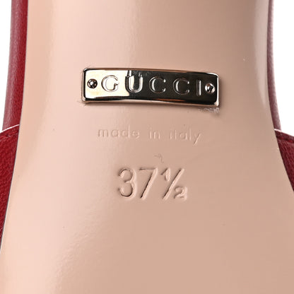 Gucci Malaga Kid Crystal Square G Madelyn Mules 37.5 Romantic Cerise 7 of 8