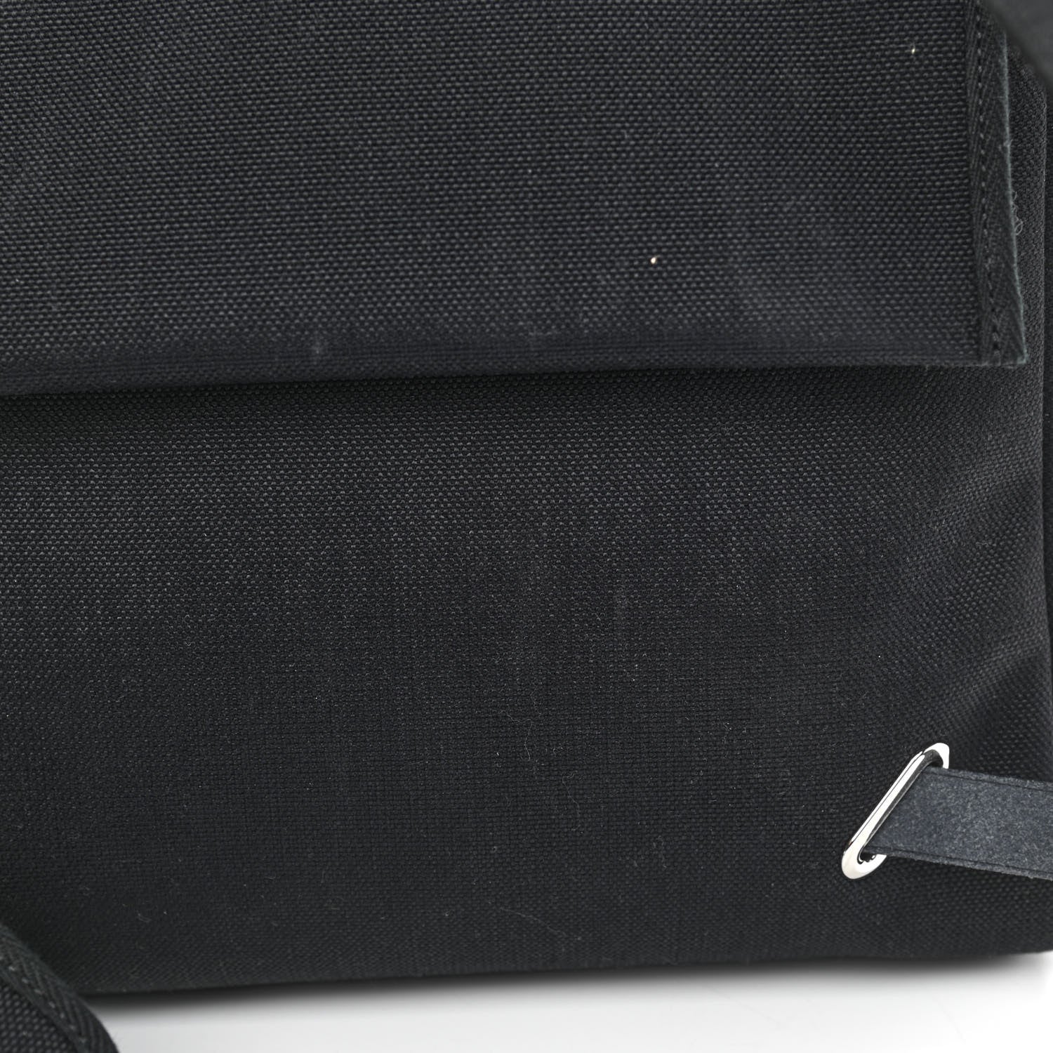 Hermes Military Toile Vache Hunter Herbag a Dos Zip Retourne Backpack Black 11 of 11