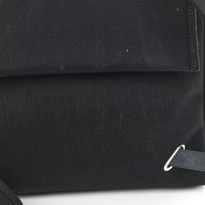 Hermes Military Toile Vache Hunter Herbag a Dos Zip Retourne Backpack Black 11 of 11
