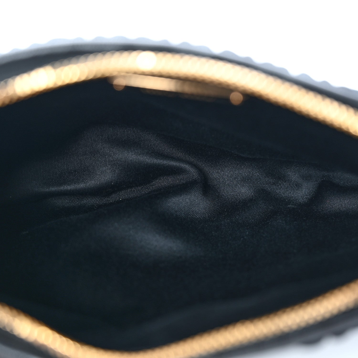 Miu Miu Velvet Matelasse Wristlet Black 5 of 7