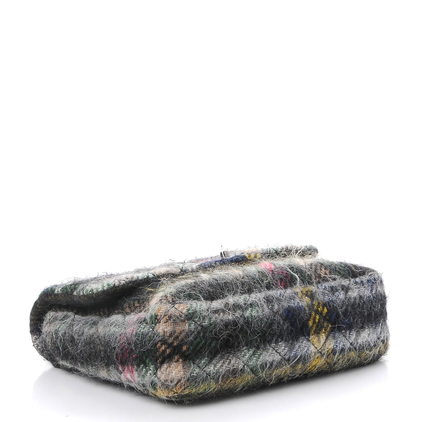 Mohair Quilted Tartan Day Flap Dark Multicolor
