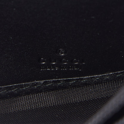 Gucci Apollo Calfskin GG Dadini Embroidered Continental Wallet Black 8 of 9
