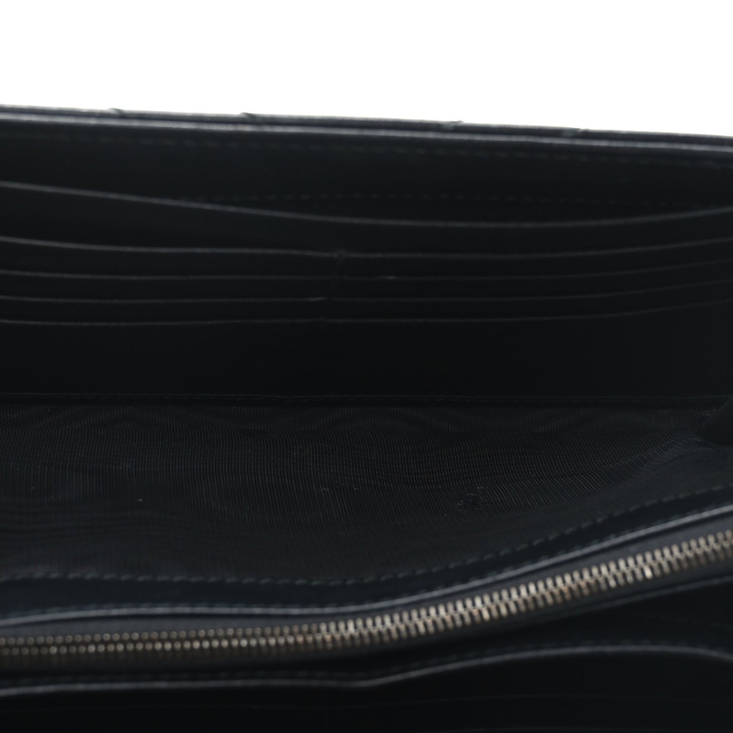 Calfskin Matelasse GG Marmont Chain Wallet Black