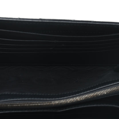 Gucci Calfskin Matelasse GG Marmont Chain Wallet Black 5 of 10