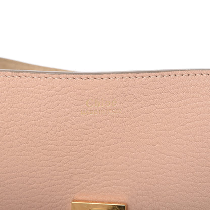Chloe Grained Lambskin Drew Shoulder Bag Cement Pink 8 of 11