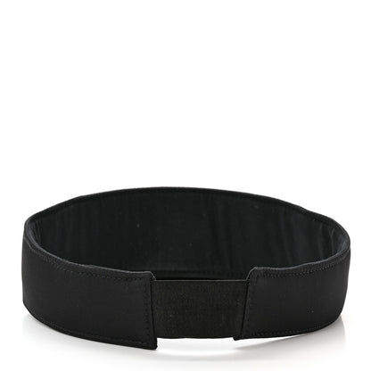 Prada Nylon Triango Metal Triangle Logo Mens Visor L Black 6 of 9
