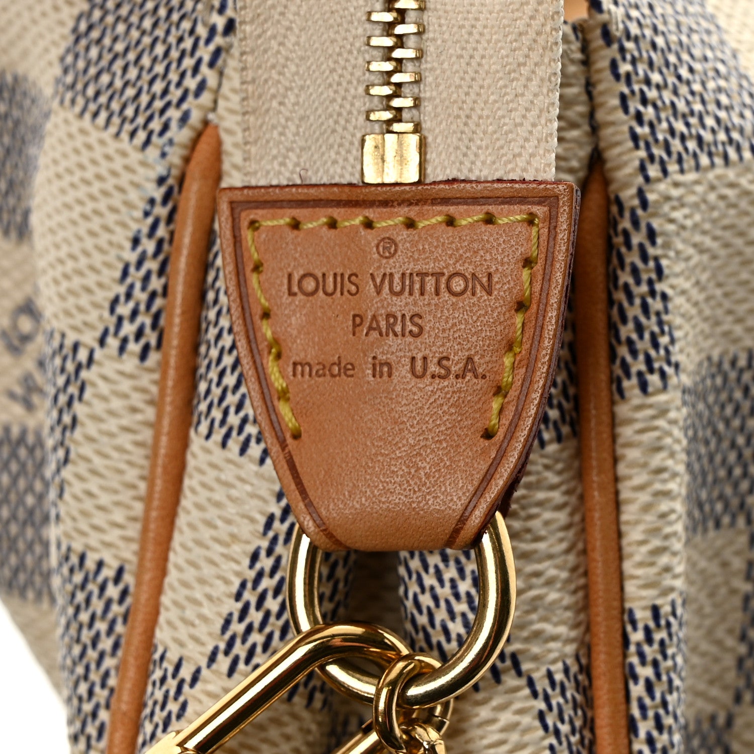 Louis Vuitton Damier Azur Eva Clutch 7 of 11