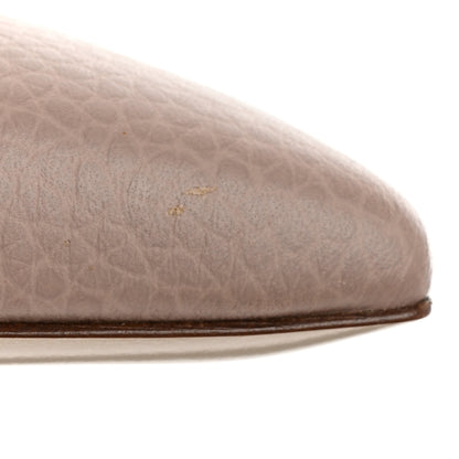 Valentino Garavani Pebbled Calfskin Rockstud Ballerina Flats 37.5 Poudre 8 of 8