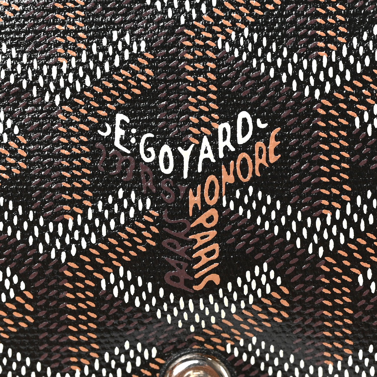 Goyard Goyardine Plumet Wallet Clutch Black 6 of 8