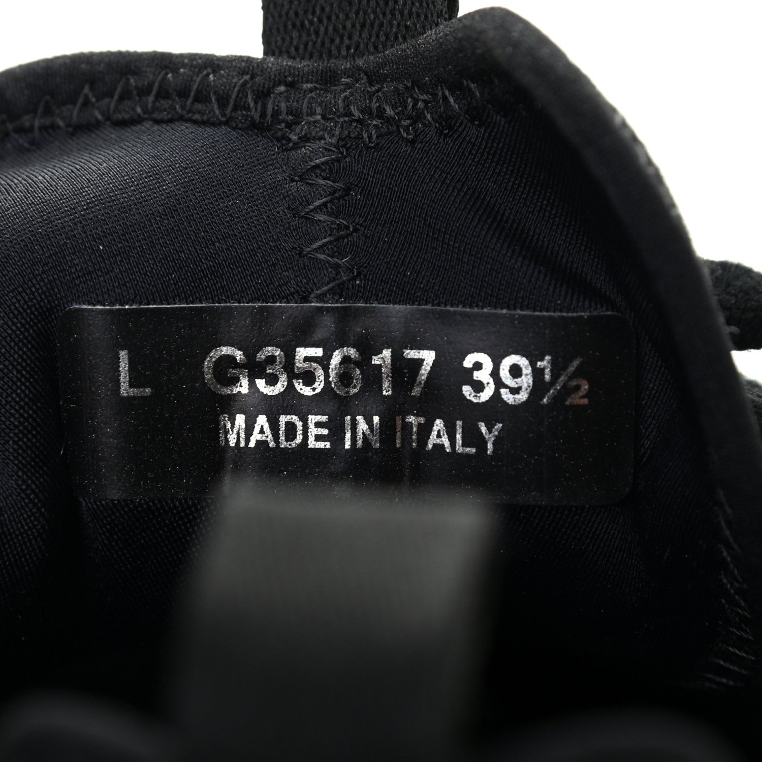 Chanel Velvet Calfskin Mixed Fibers CC Sneakers 39.5 Black 7 of 7