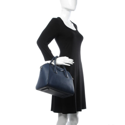 Givenchy Sugar Goatskin Small Antigona Navy 2 of 11