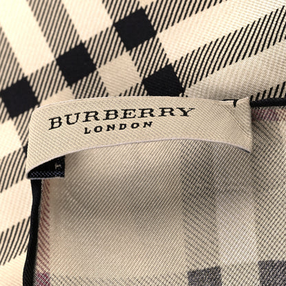 Burberry Silk House Check Square Scarf Beige 3 of 4