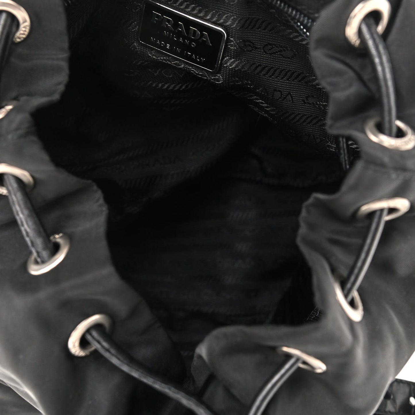 Tessuto Nylon Vela Small Backpack Black