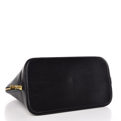 Louis Vuitton Epi Alma PM Black 4 of 18