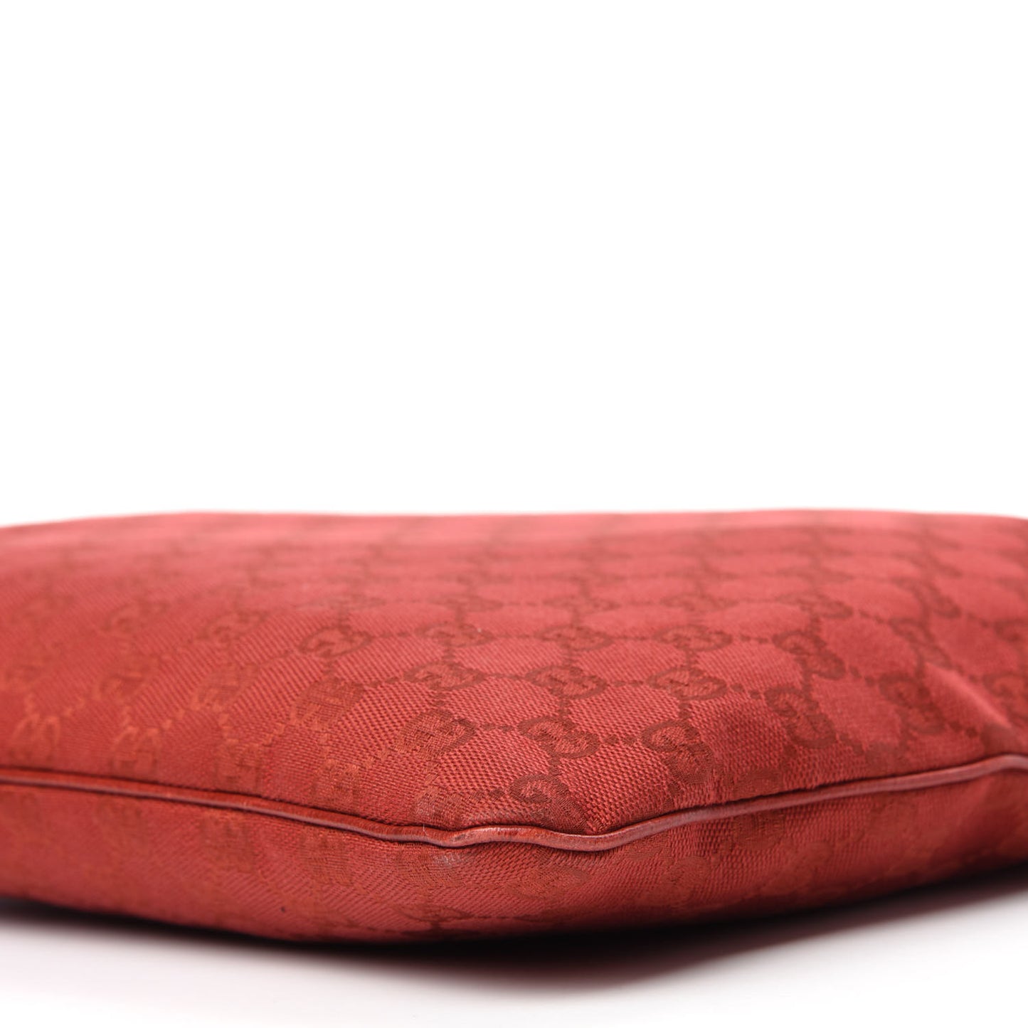 Monogram Medium Flat Messenger Bag Red