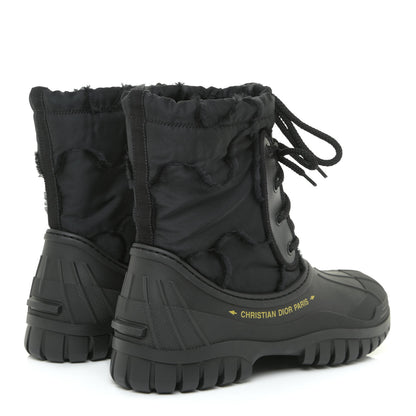 Christian Dior Rubber Nylon D-Venture Boots 37.5 Black 5 of 12