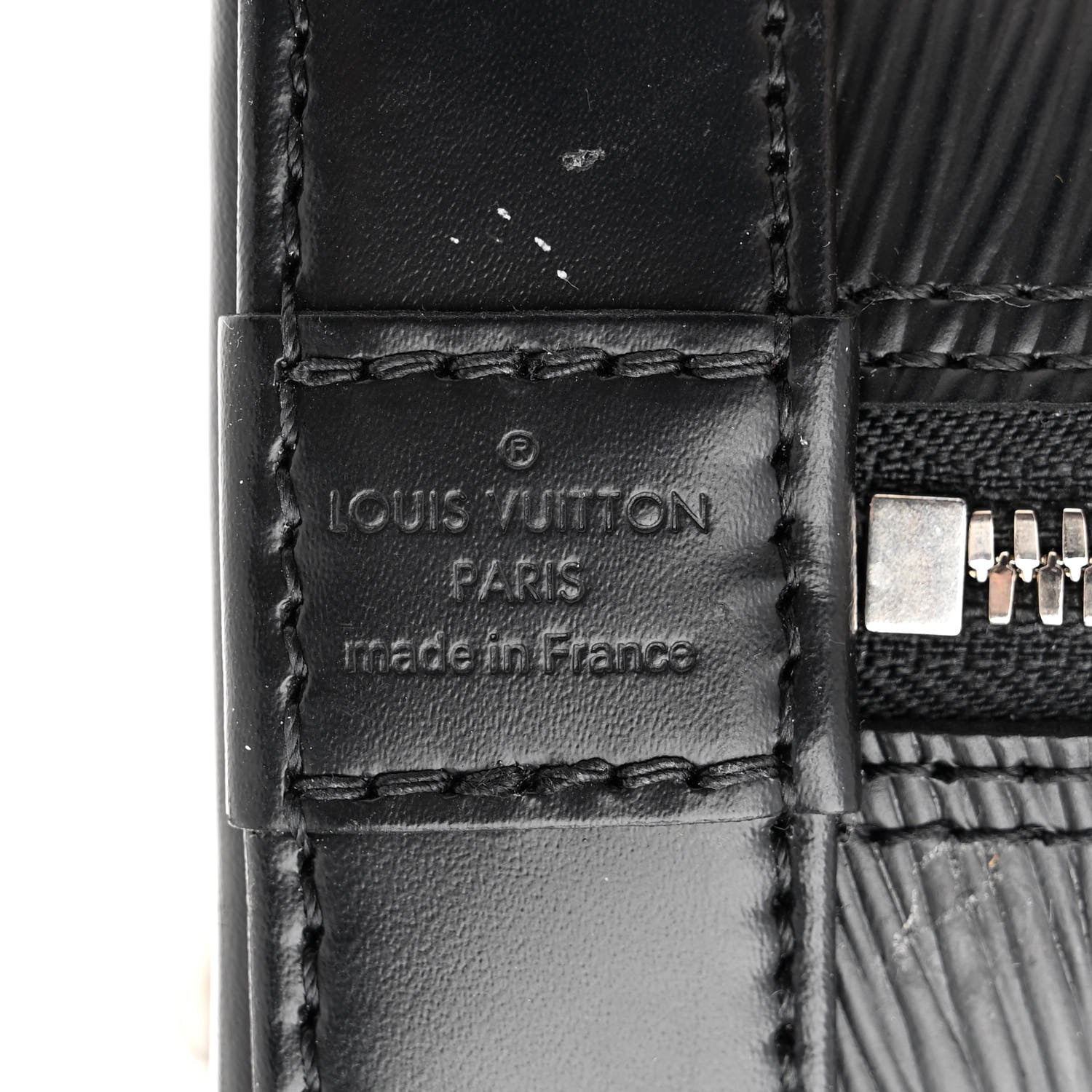 Louis Vuitton Epi Alma BB Black 6 of 13