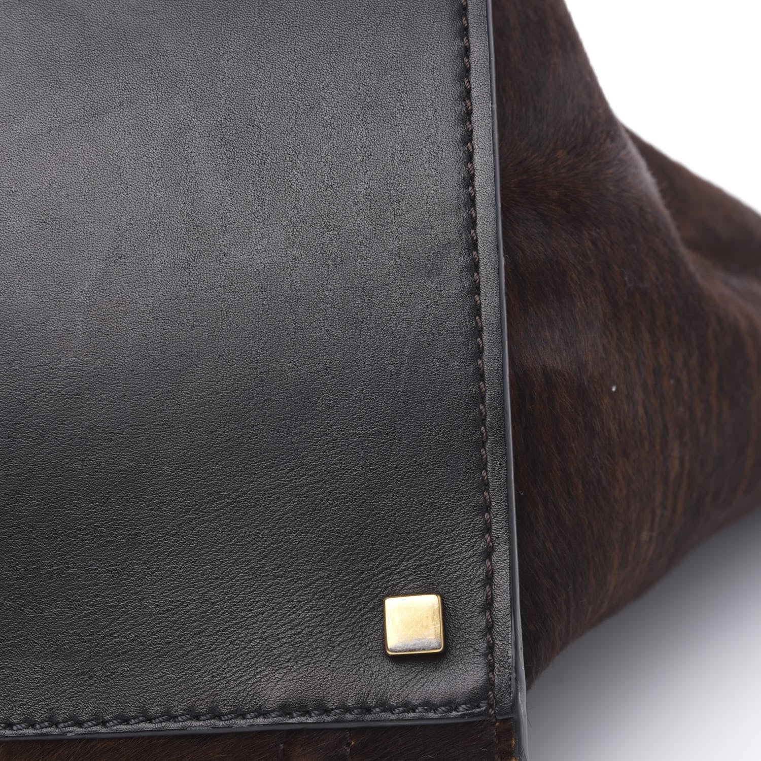 Celine Shaded Pony Hair Calfskin Medium Phantom Luggage Brown 11 of 16