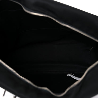Chanel Canvas Rubber Airlines Large Zip Shopping Tote Black White Red 4 of 11