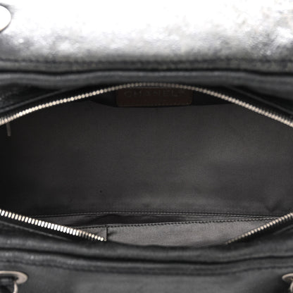 Chanel Glazed Caviar Coco Rider Bowling Bag Black 5 of 12