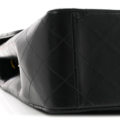 Chanel Lambskin Quilted XL Jumbo Single Flap Black 10 of 11